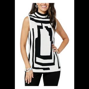 GREY by Jhoan Sebastian Grey Jacquard Sweater Knit Shell Black/White - Regular